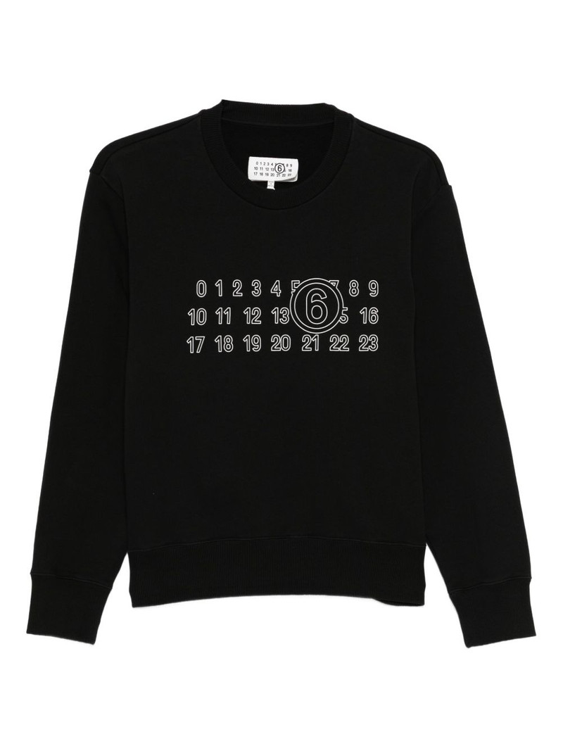 logo-print sweatshirt 1
