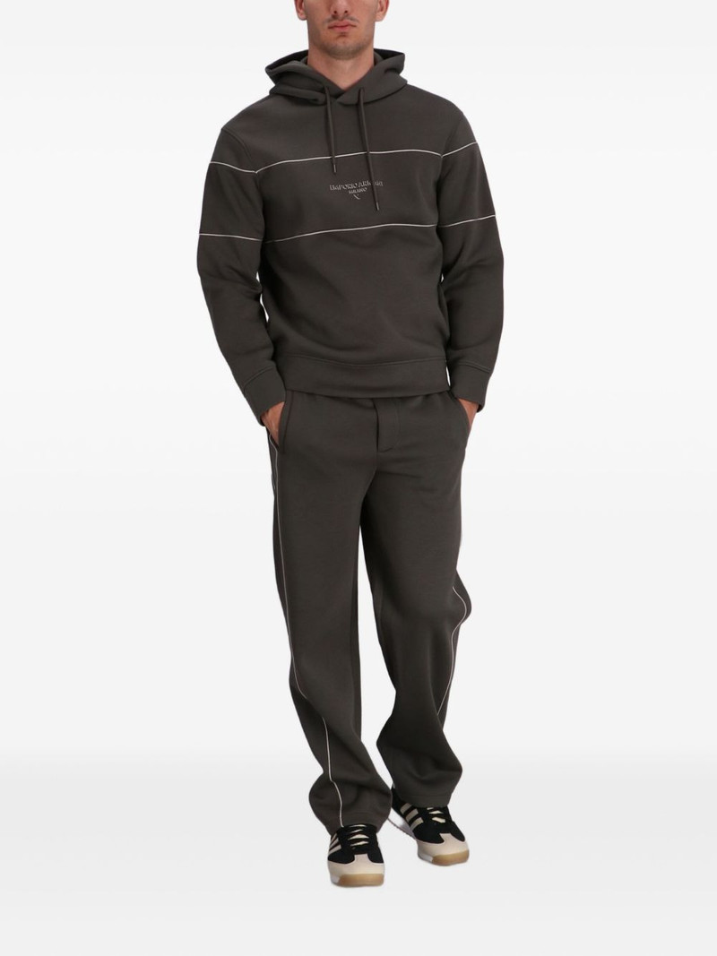 EMPORIO ARMANI side-stripe track pants outlook
