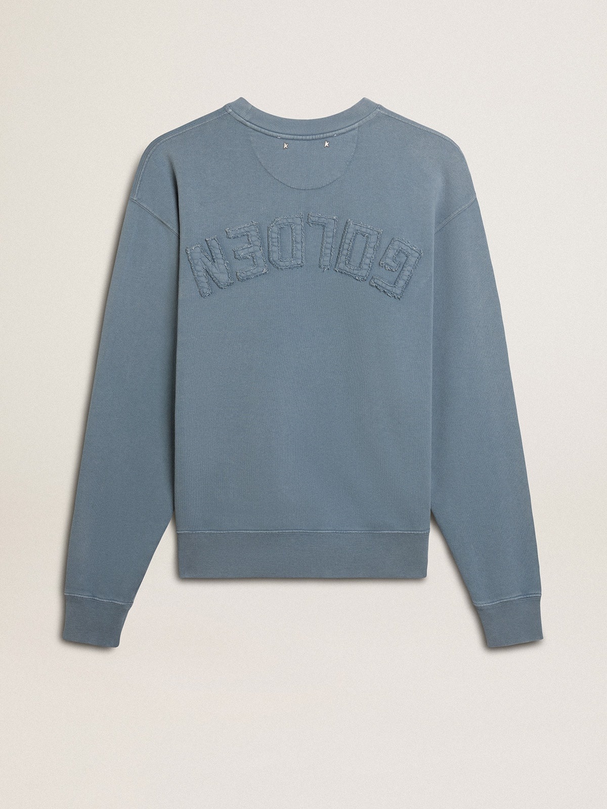 Baby blue sweatshirt with reverse logo on the back - Jersey Capsule - 2