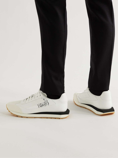 Berluti Leather, Suede and Nylon Sneakers outlook