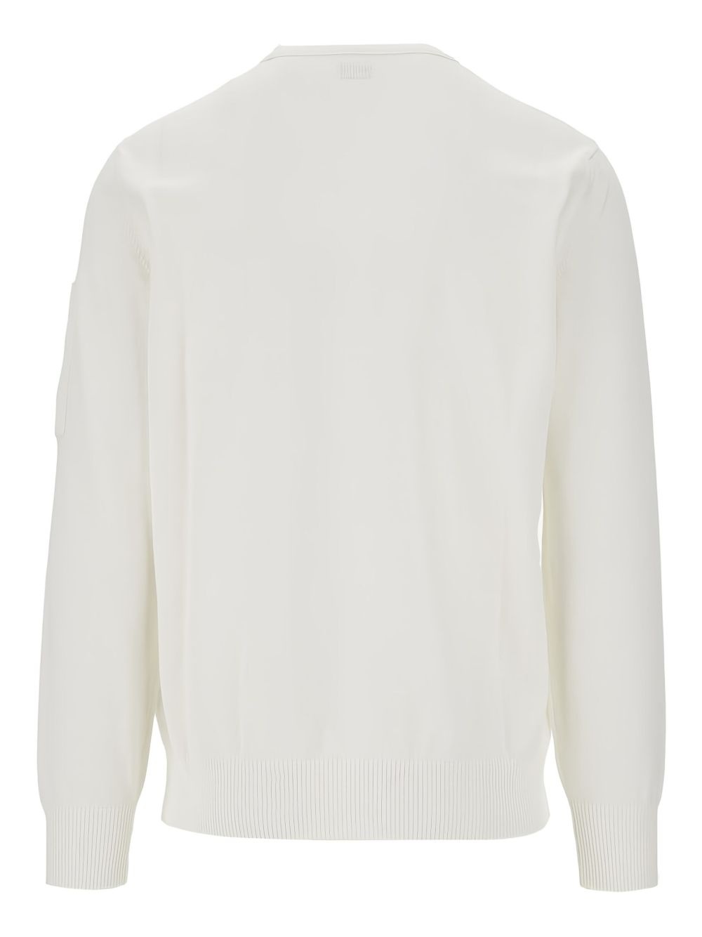 Lens-detail crew-neck sweater - 2