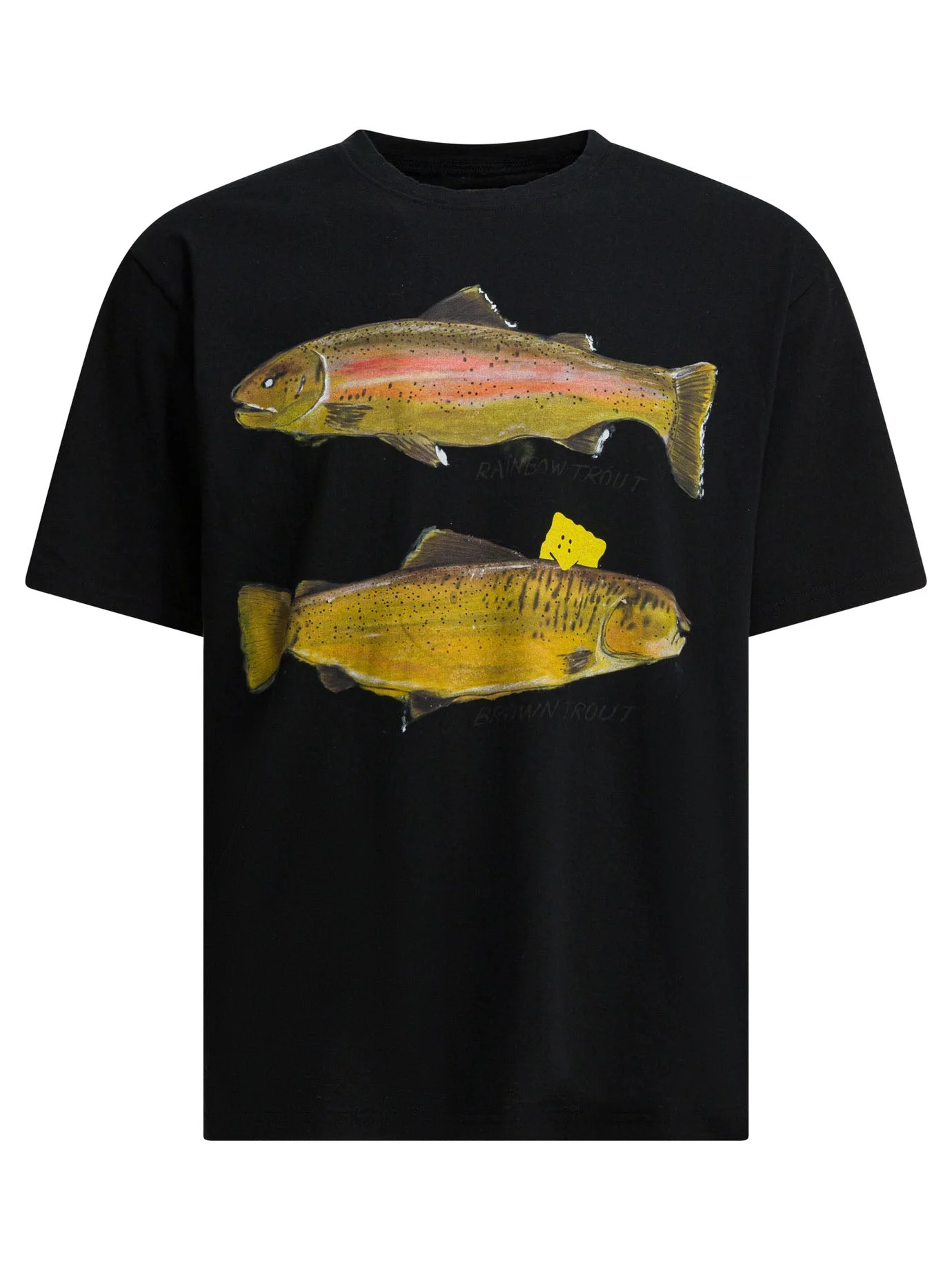 Kapital "two Trout Peckish Rainbow" T-shirt - 1
