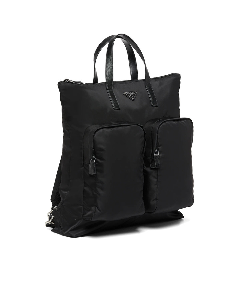 Prada Re-Nylon and Saffiano leather tote outlook