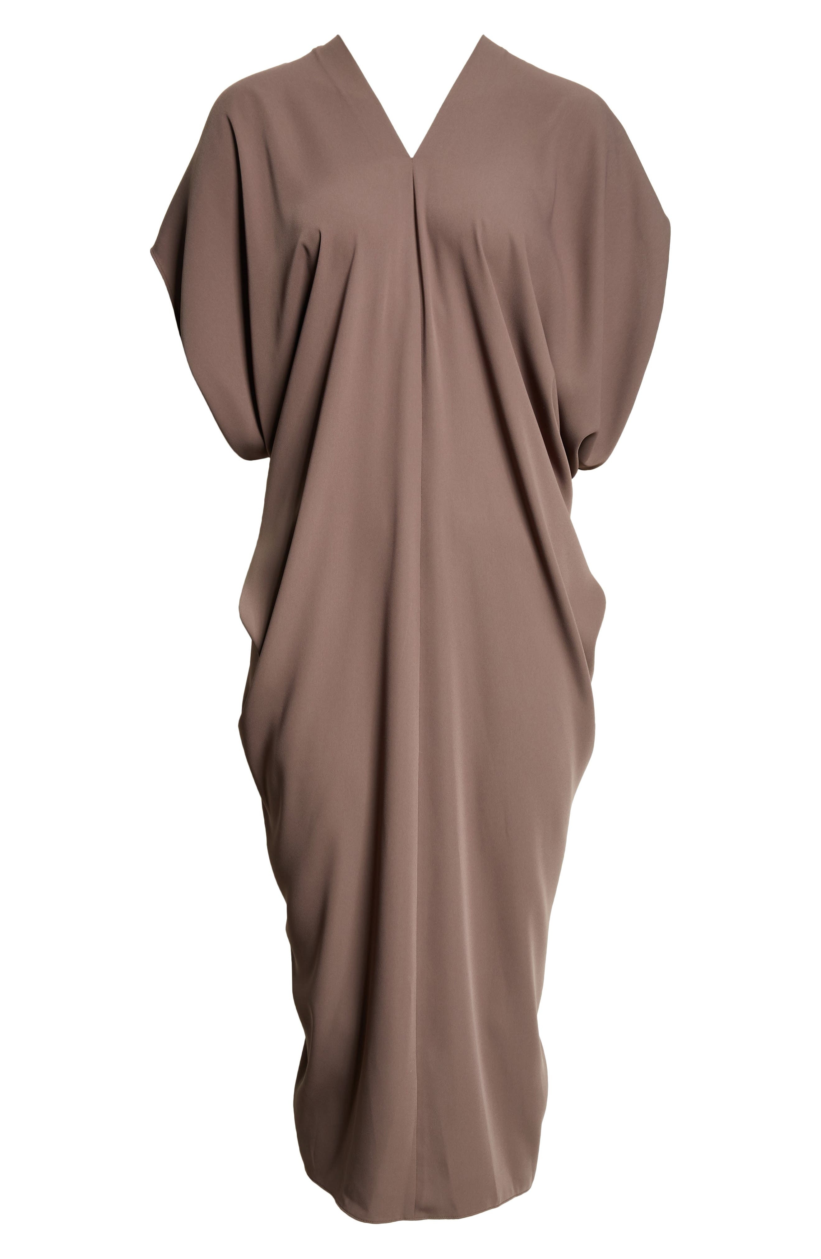 MM6 Maison Margiela Draped Midi Dress in Brown at Nordstrom - 5
