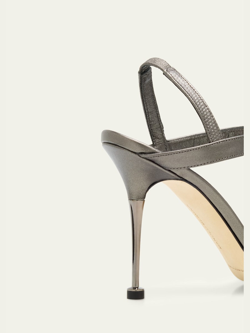 70mm Retaux Metallic Leather Sandals 3