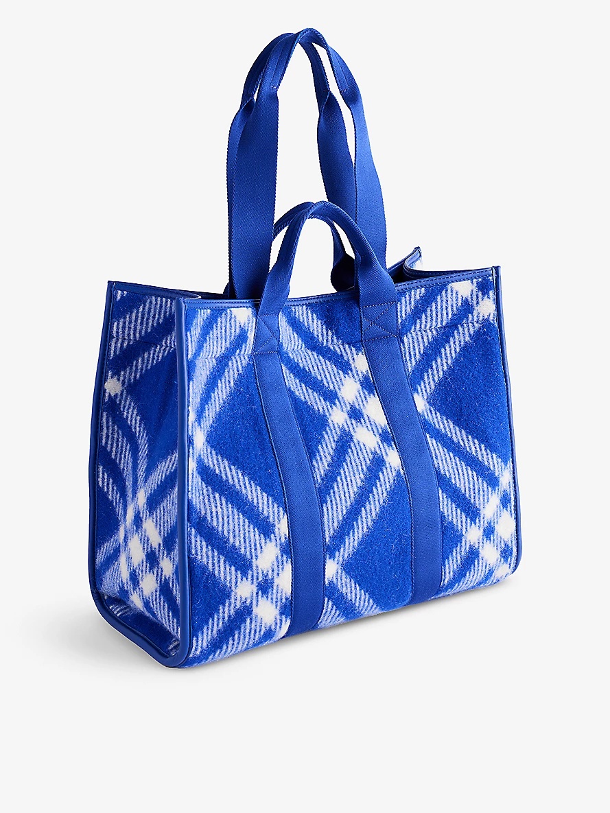 Pocket woven tote bag - 3