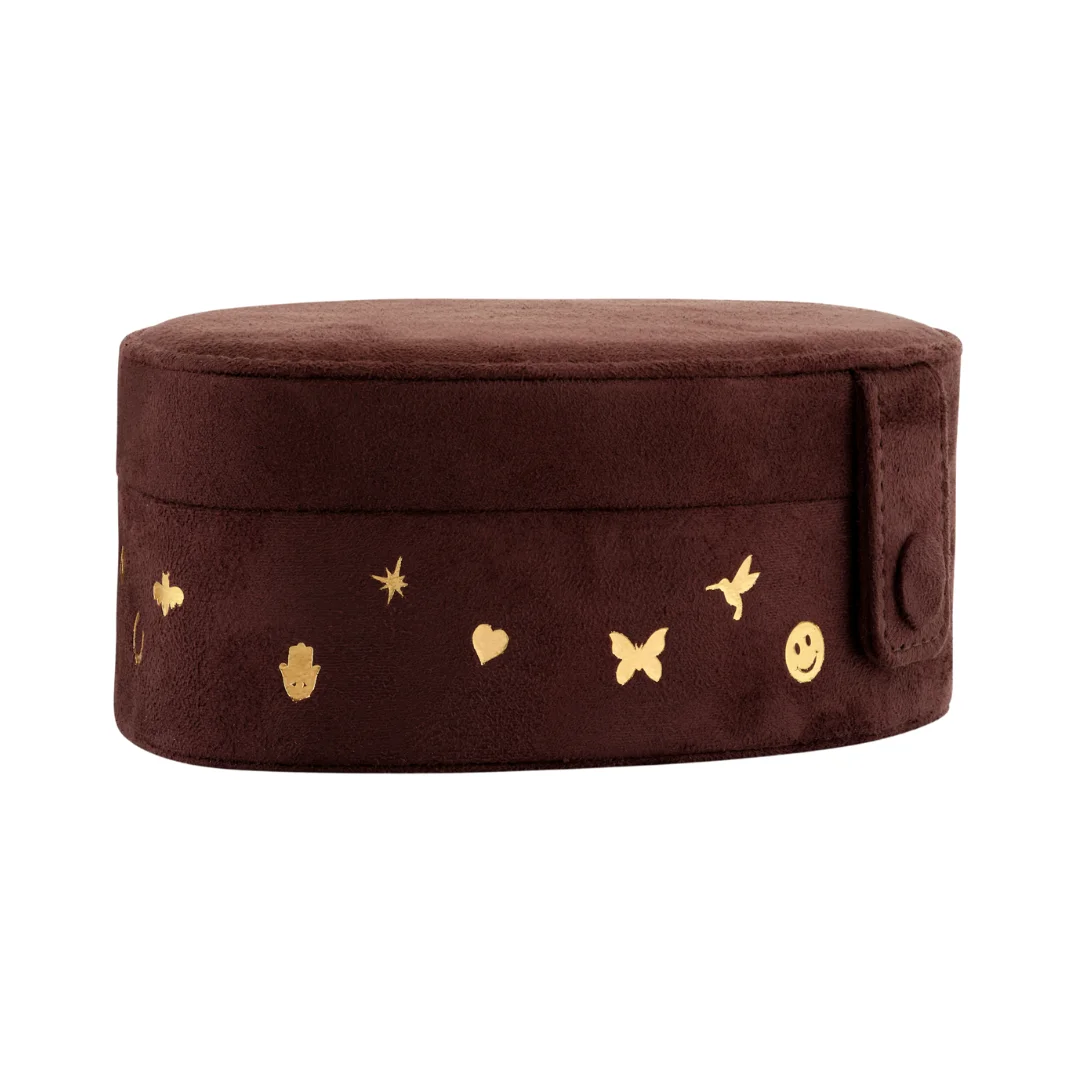 Brown Evil Eye Jewelry Box - 1