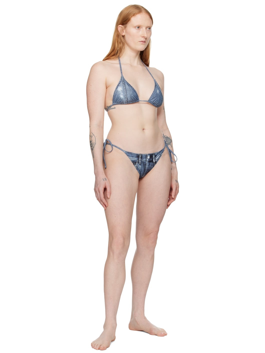 Indigo Trompe-l'œil Bikini - 4