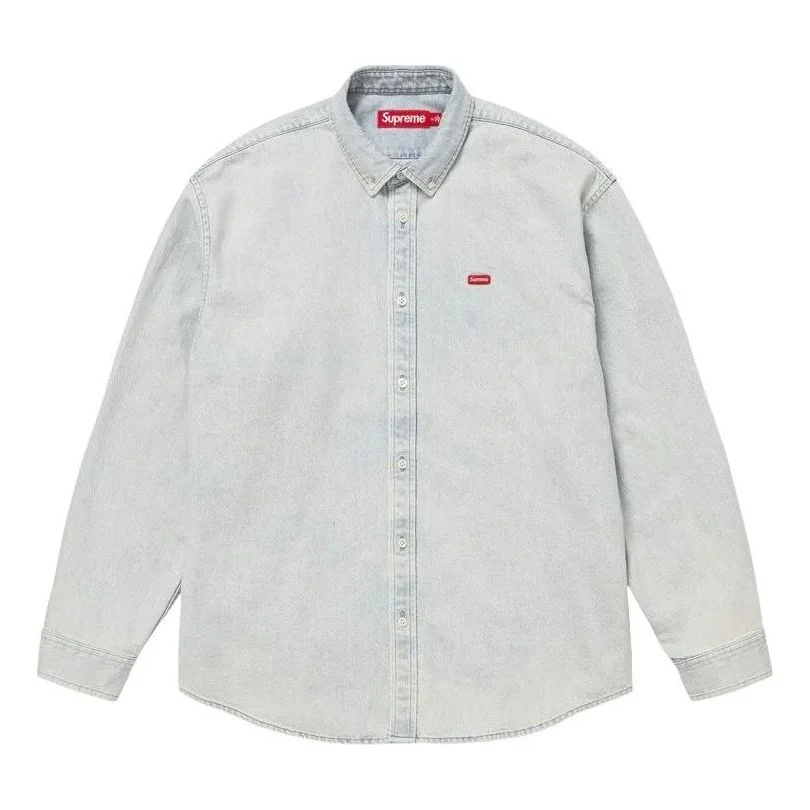 Supreme SS26 Small Box Denim Shirt 'Light Indigo' SUP-SS26-362-LND - 1