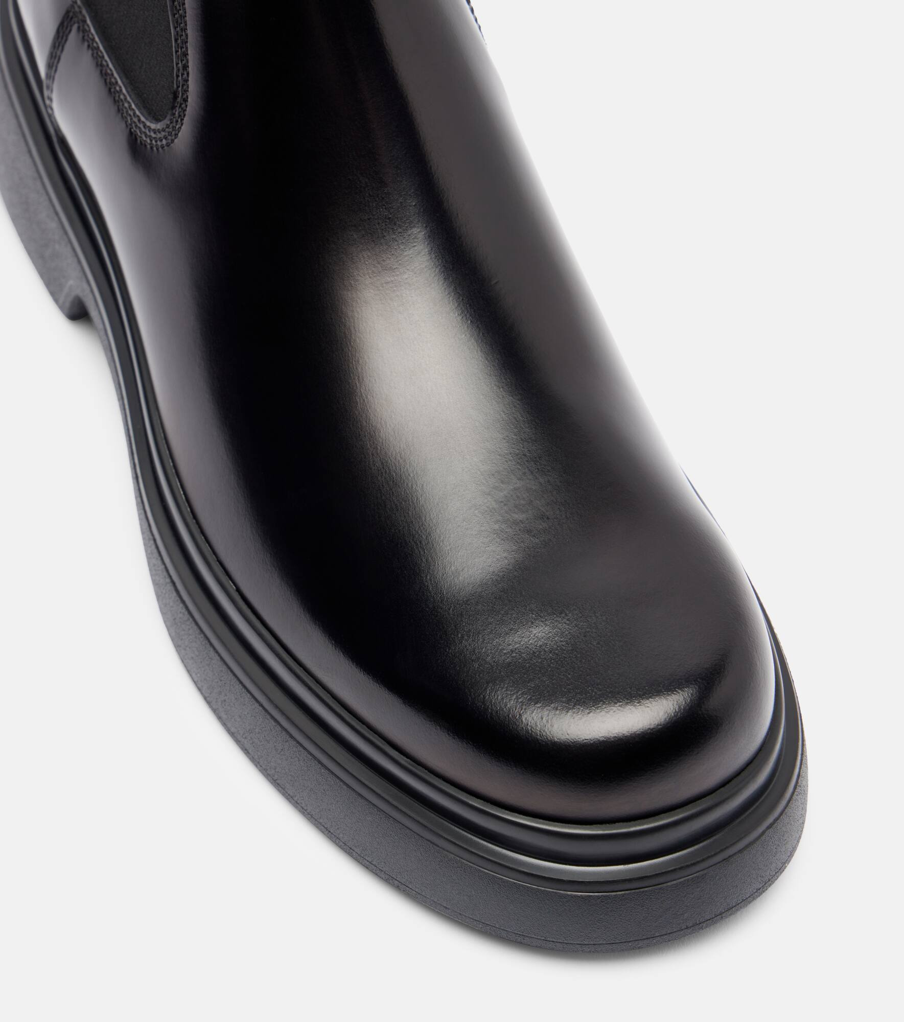 Leather chelsea boots - 5