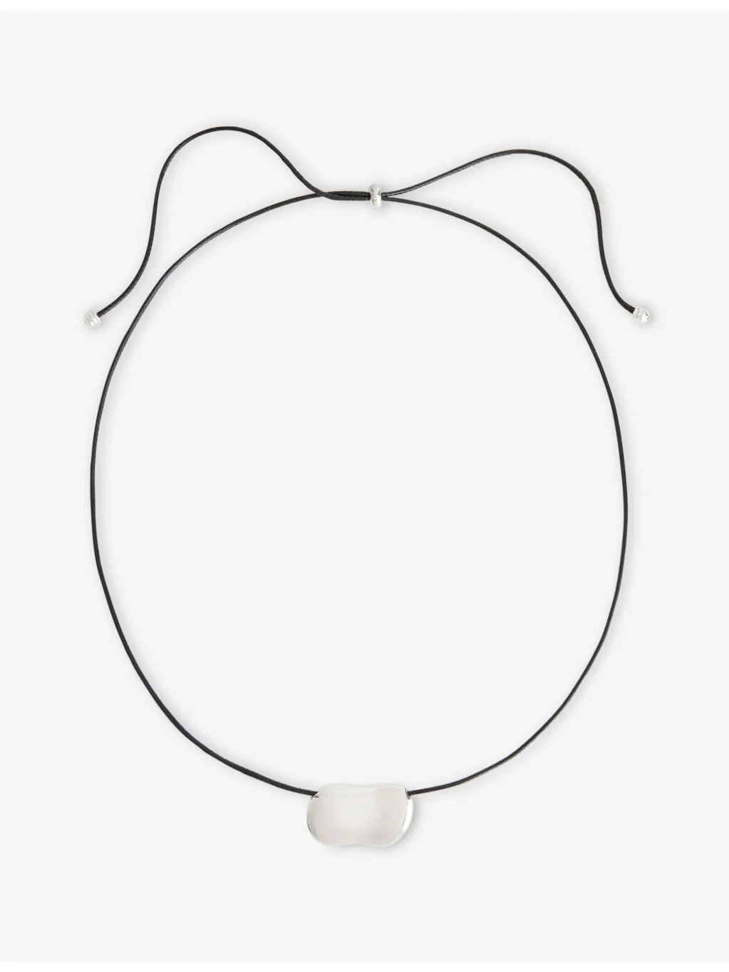 Pebble Silver-Plated Brass Necklace - 1