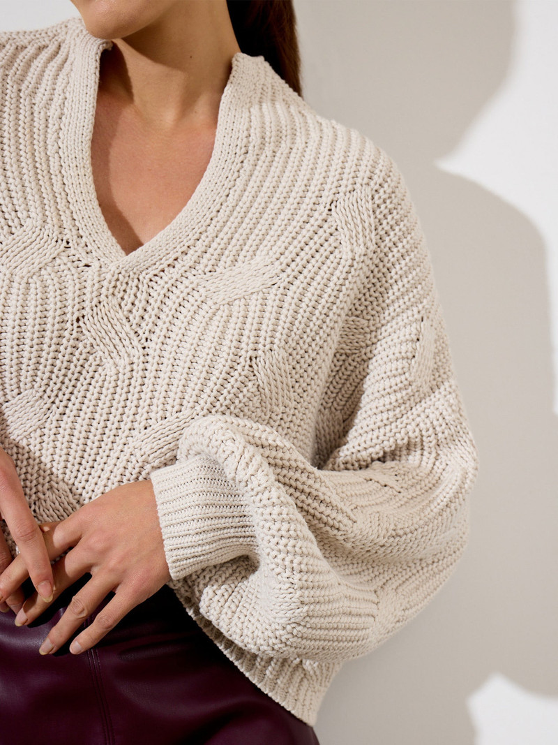 BROCHU WALKER The Grayson Cable Pullover outlook