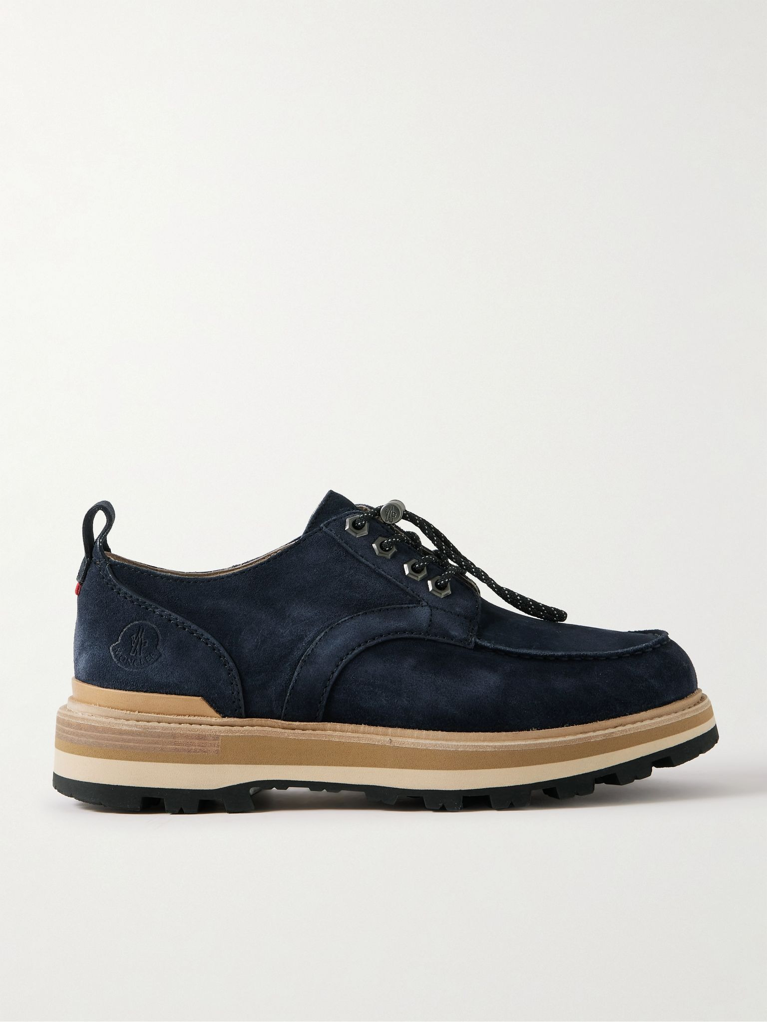 Peka City Suede Derby Shoes Navy - 1