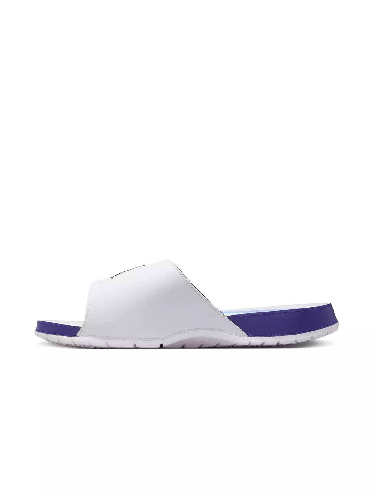 Hydro Retro 5 "White/Black/New Emerald/Grape Ice" Men's Slide - 4