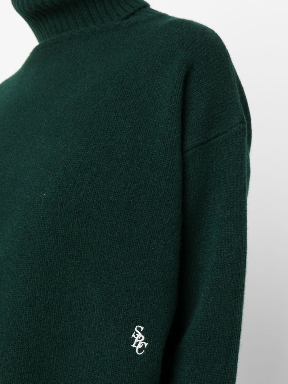 wool roll-neck jumper - 5