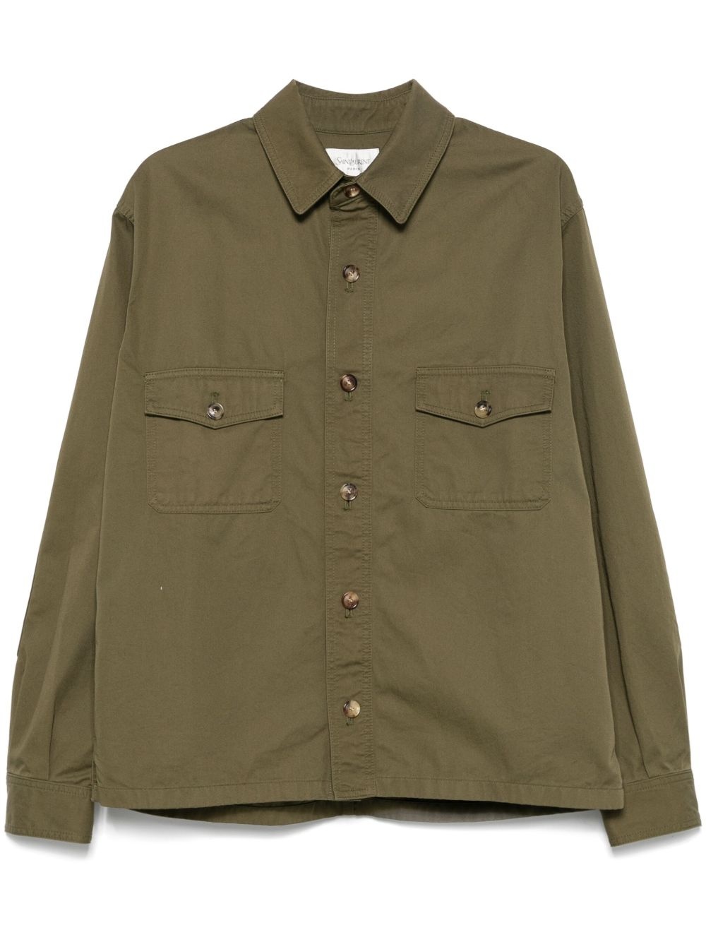 cotton shirt jacket - 1