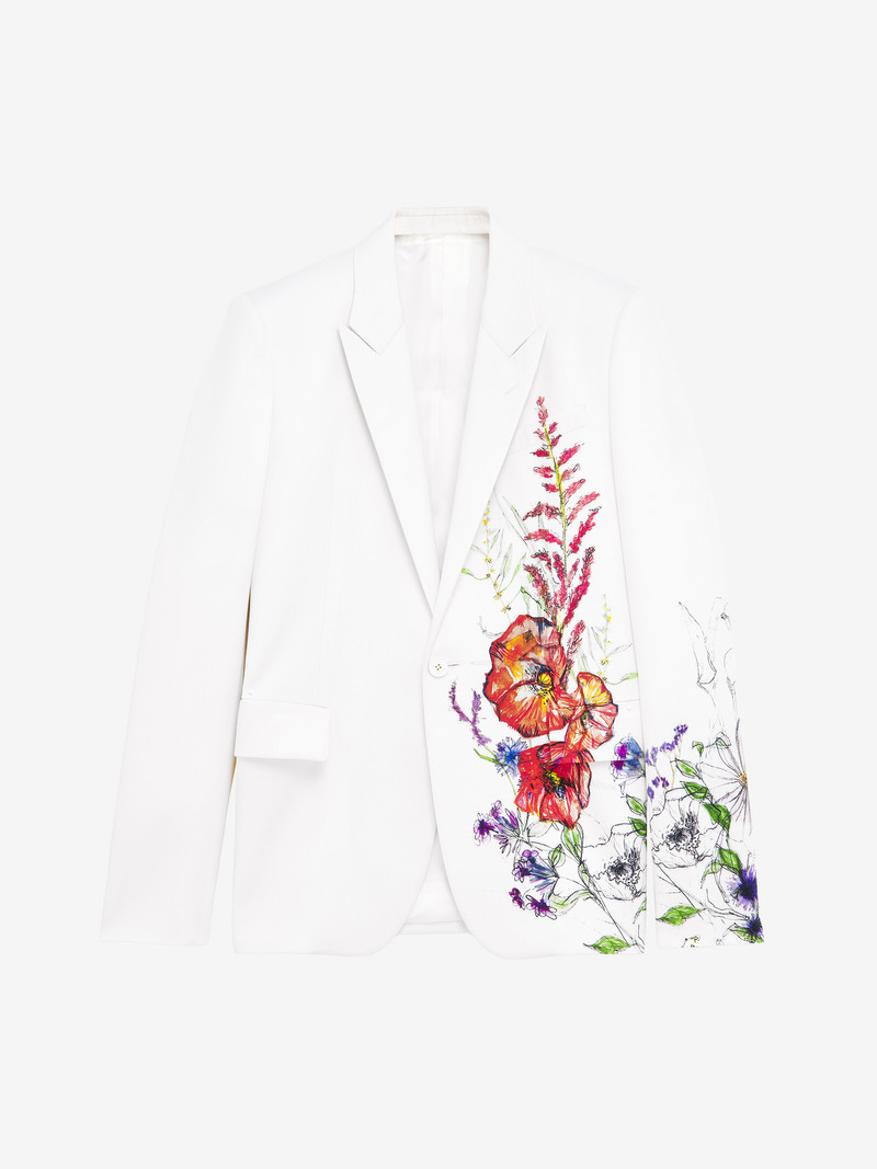 Meadow Floral Single-breasted Jacket 1