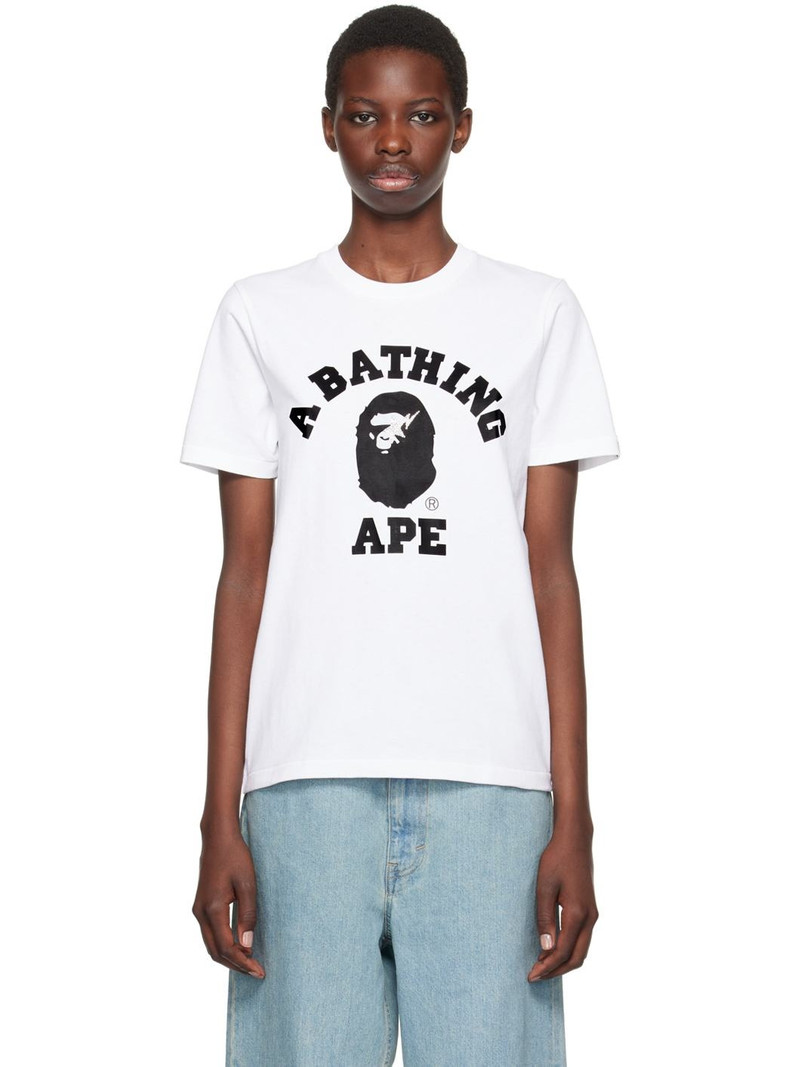 White College Crystal Stone Sta T-Shirt 1