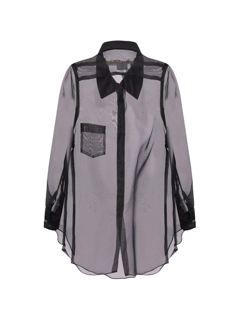 Comme Des Garçons organza pocket shirt outlook