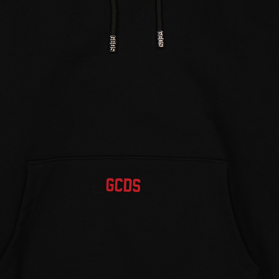 GCDS Eco Logo Print Regular Hoodie - 7