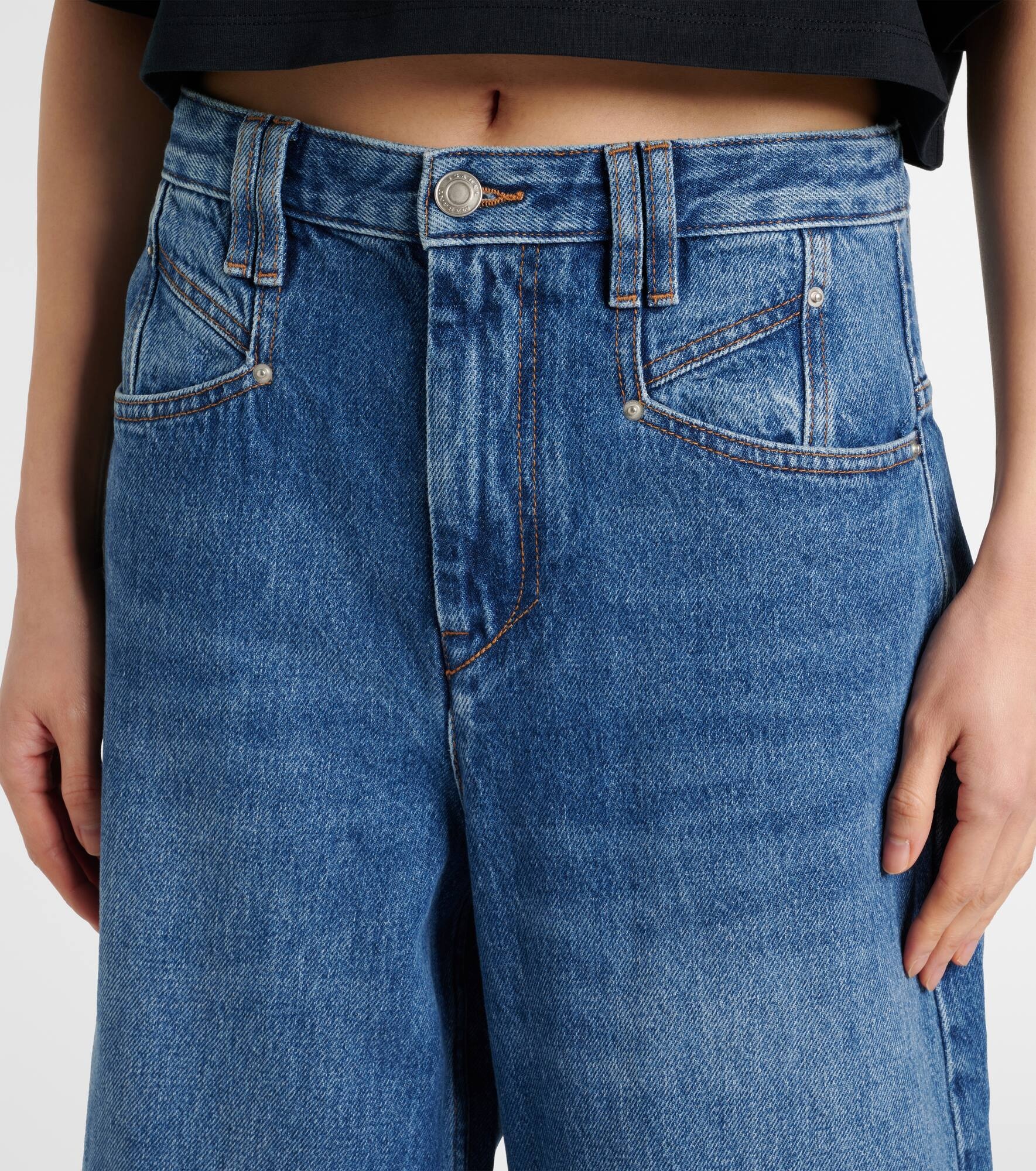 Lemony wide-leg jeans - 4