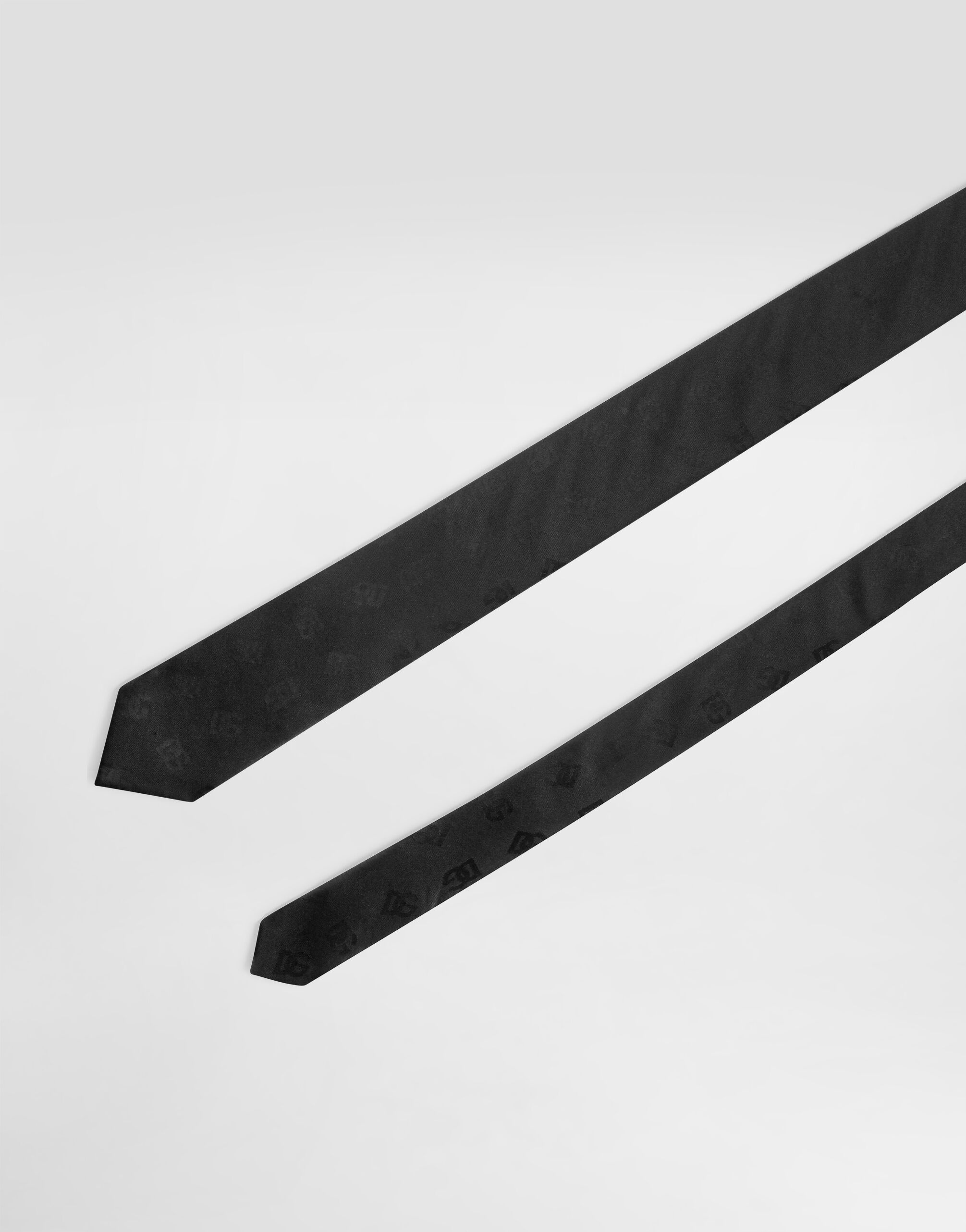 DG logo jacquard tie - 3