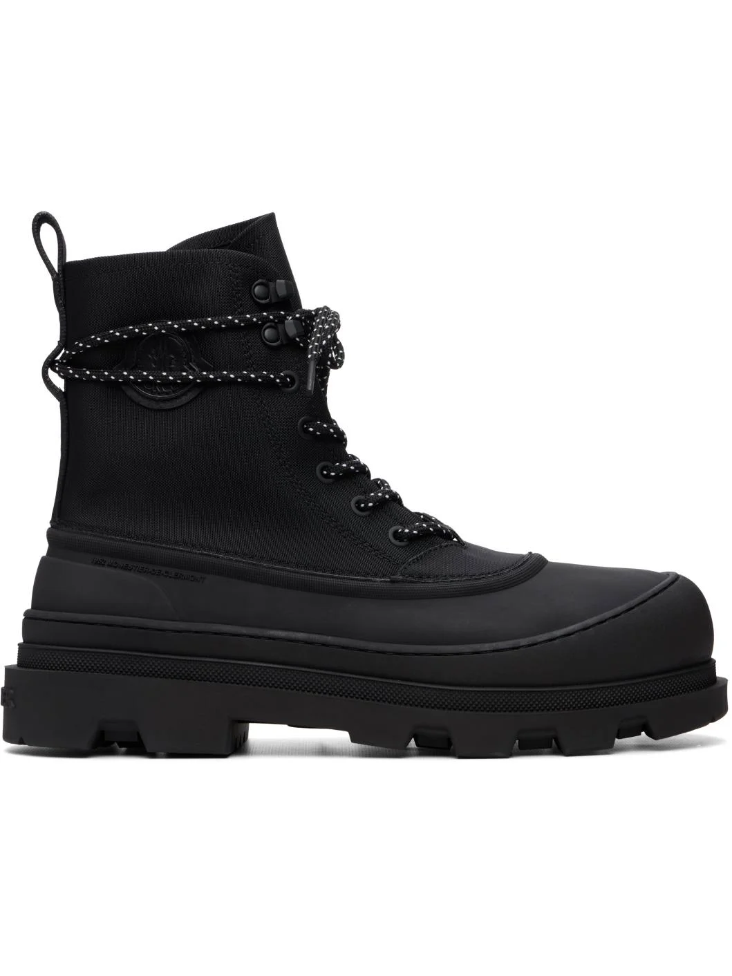 Black Vera Sheal Lace-Up Boots - 1