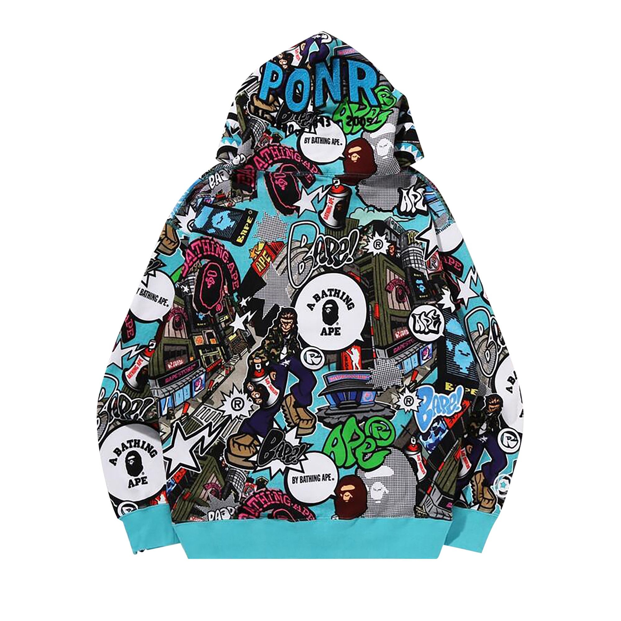 Bape multicolor hoodie best sale