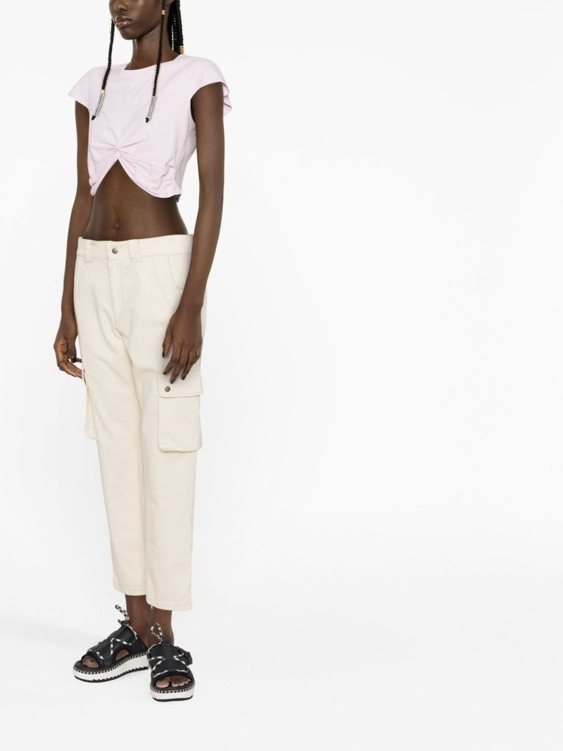 Isabel Marant low-rise cropped cargo pants outlook