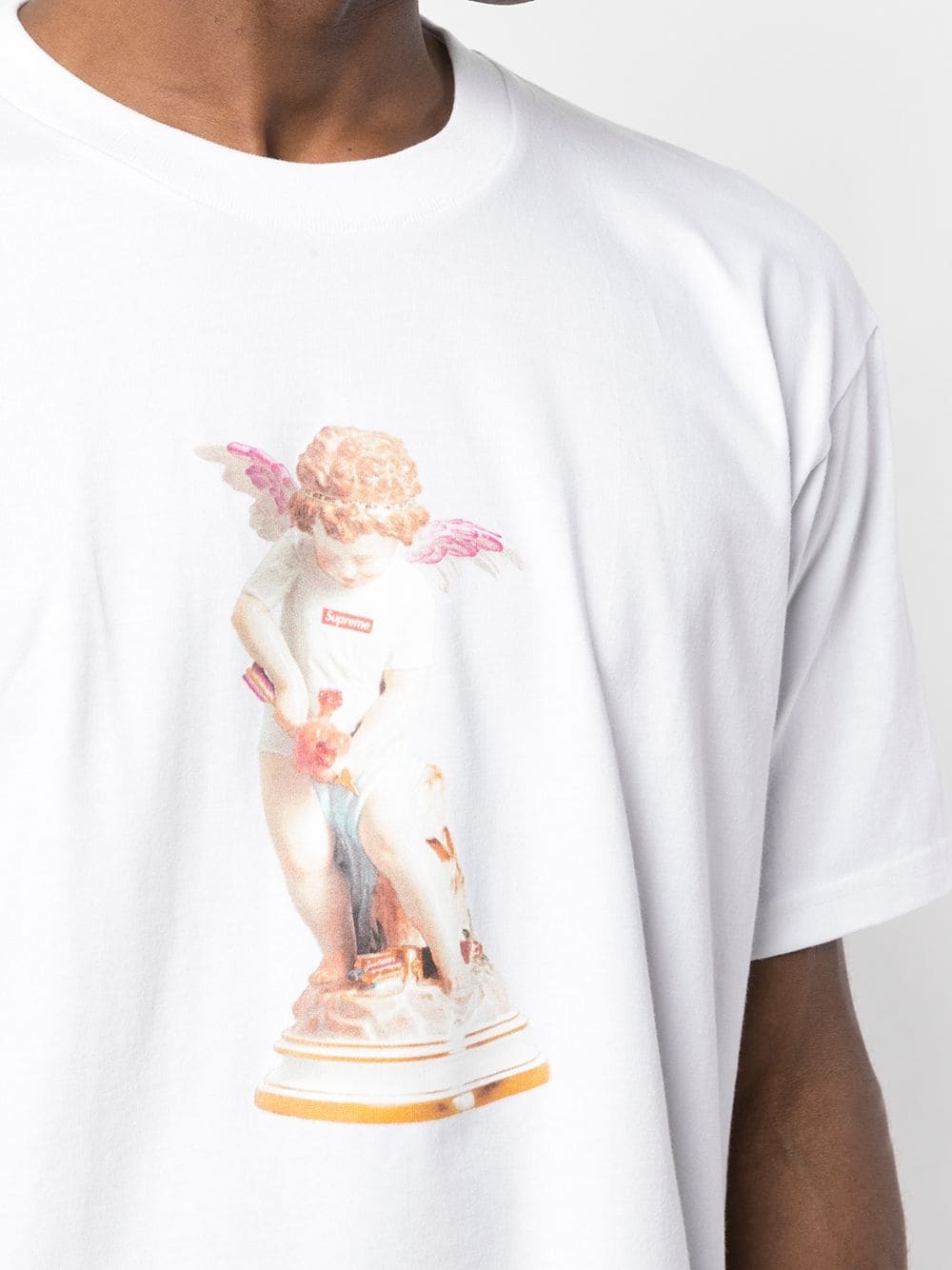 cupid print T-shirt - 5