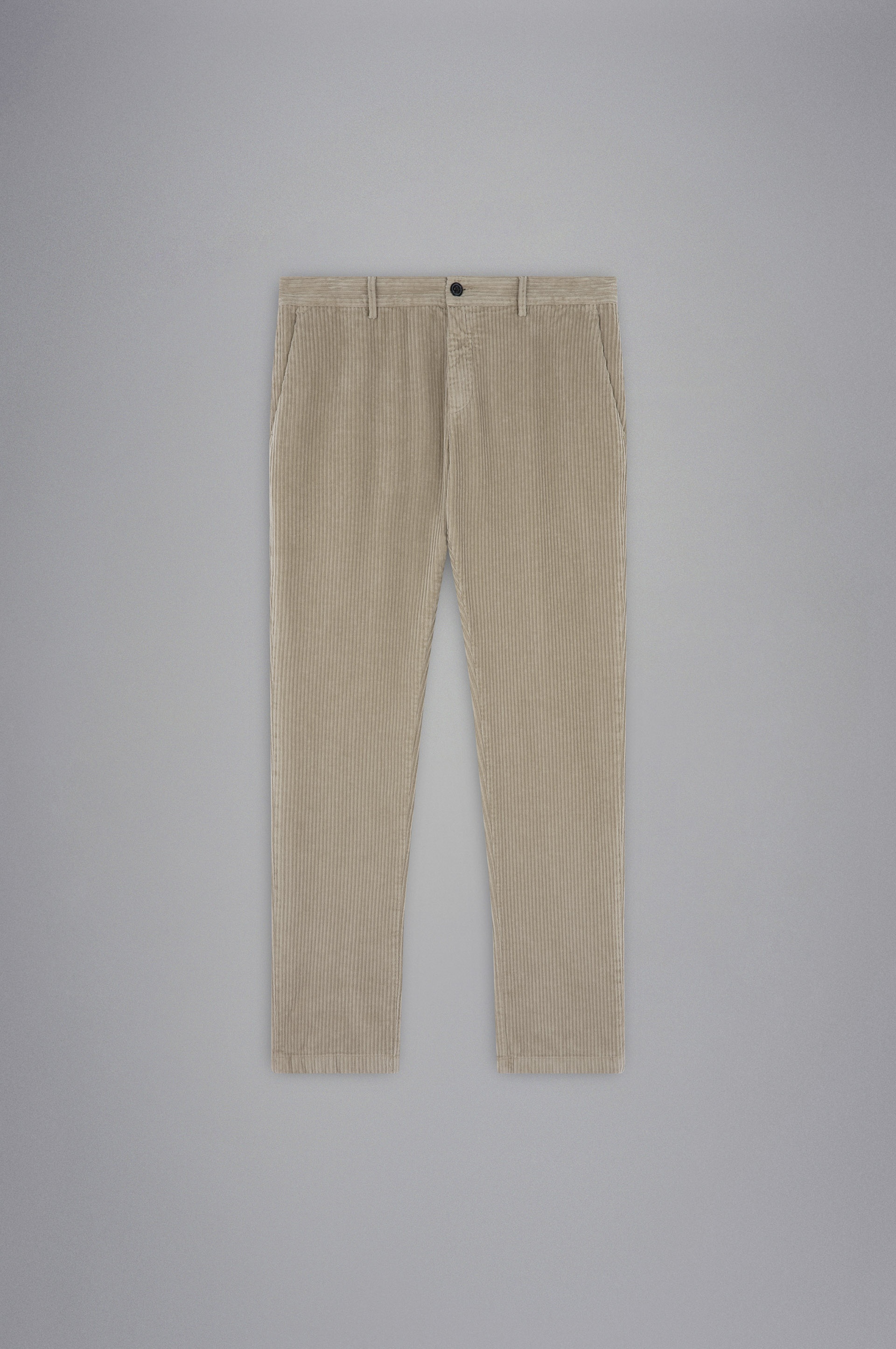 STRETCH VELVET CHINO TROUSERS - 1
