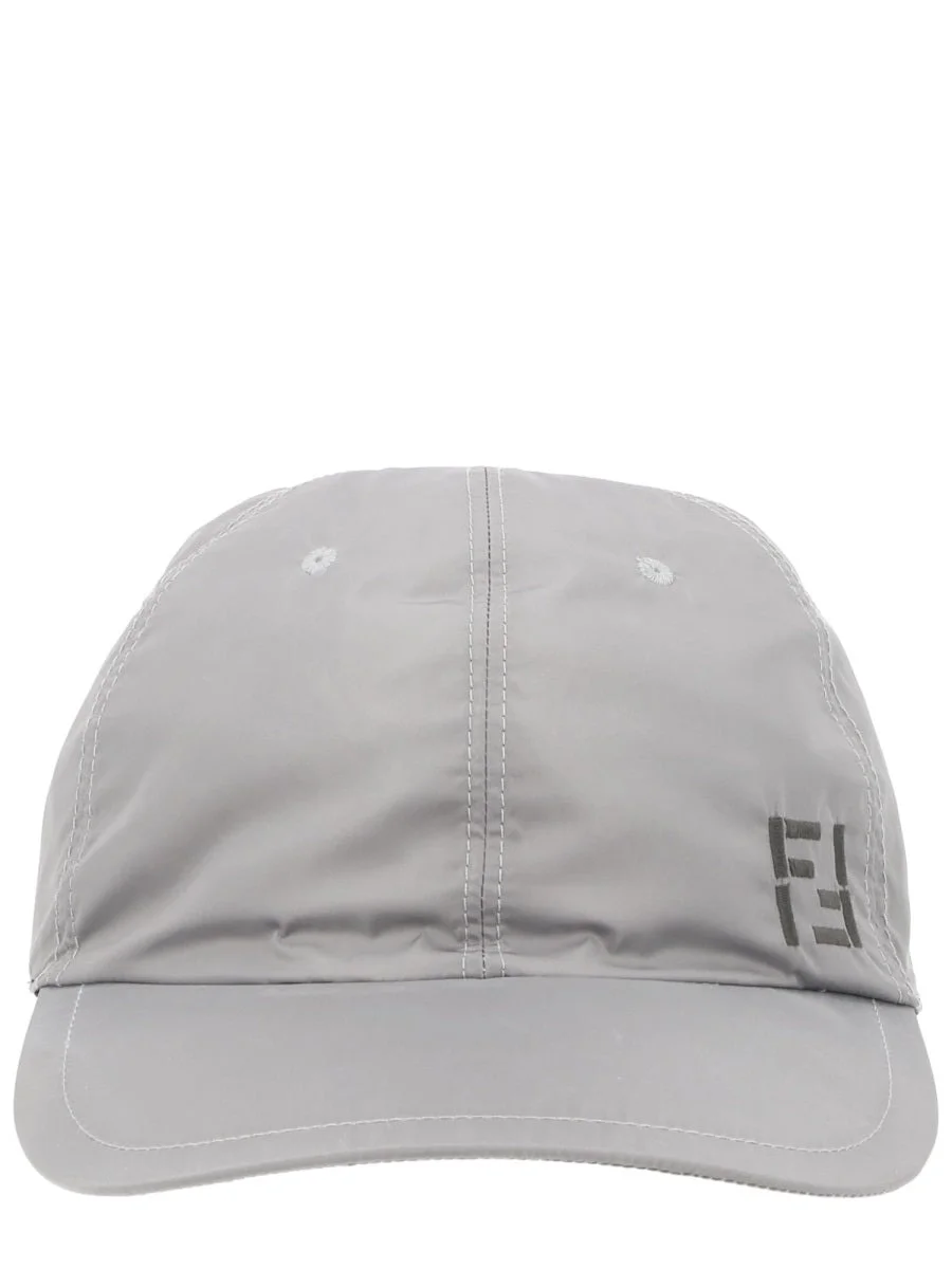 Fendi Men Cappello Da Baseball Con Logo - 1