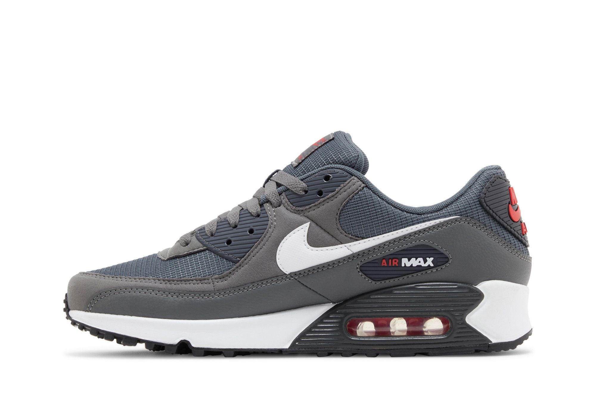 Air Max 90 'Iron Grey University Red' - 3