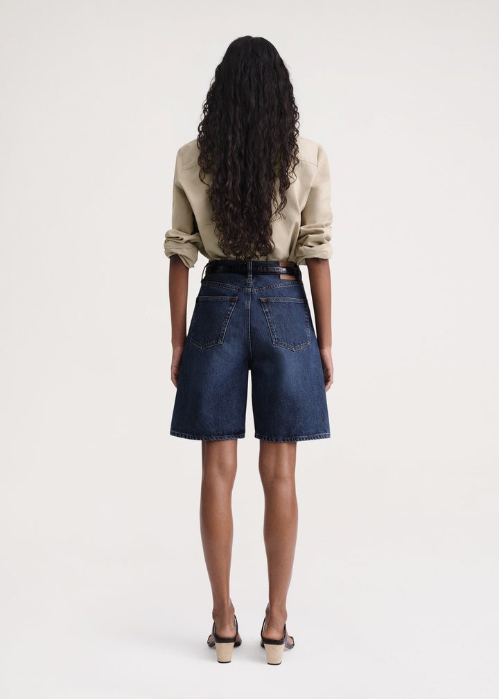 Classic denim shorts dark blue - 4