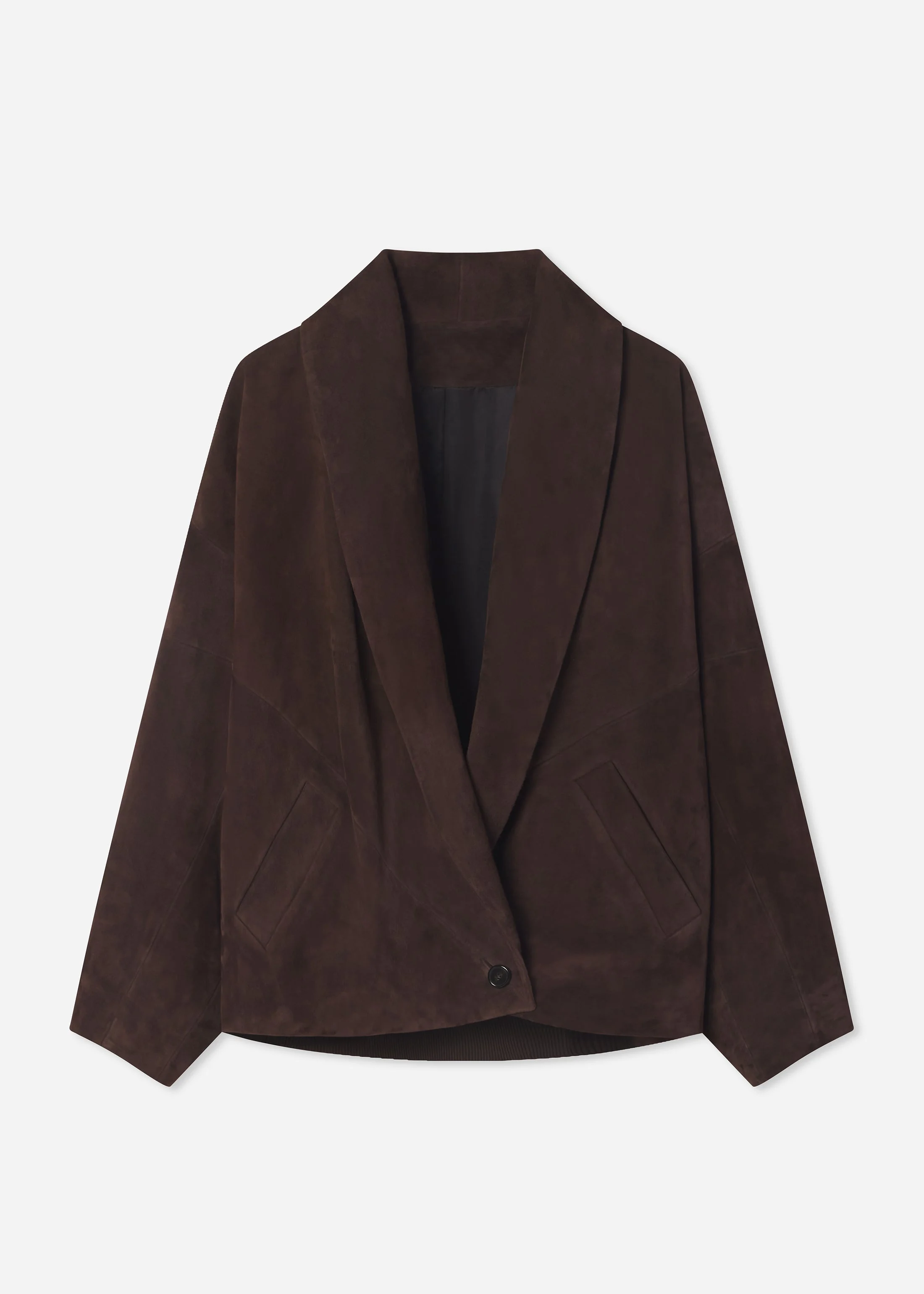 Wrap Jacket in Suede - 1