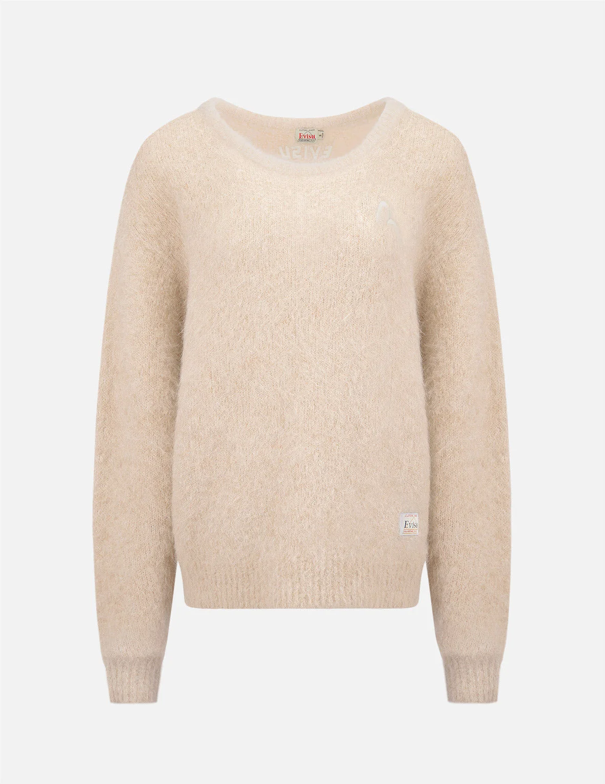 SEAGULL BADGE ALPACA SWEATER - 1