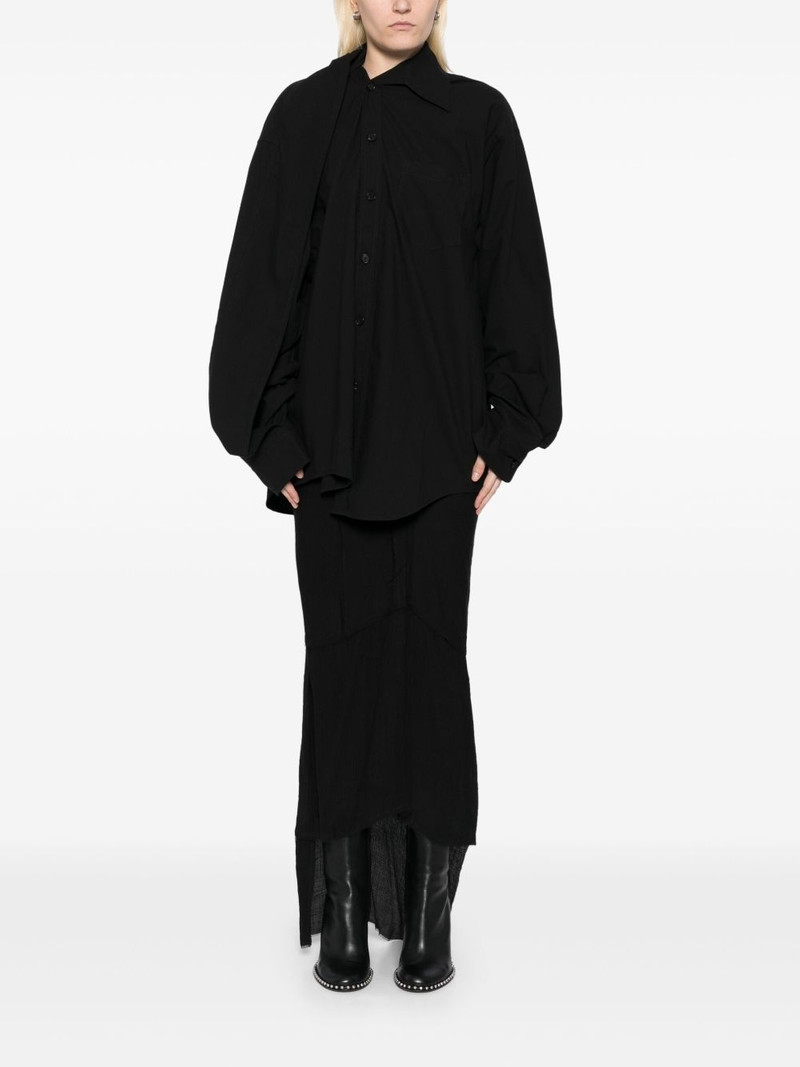 Sankuanz asymmetric collar blouse outlook