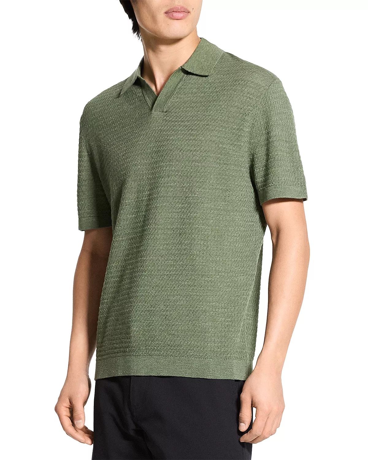 Brenan Linen Polo Shirt - 5