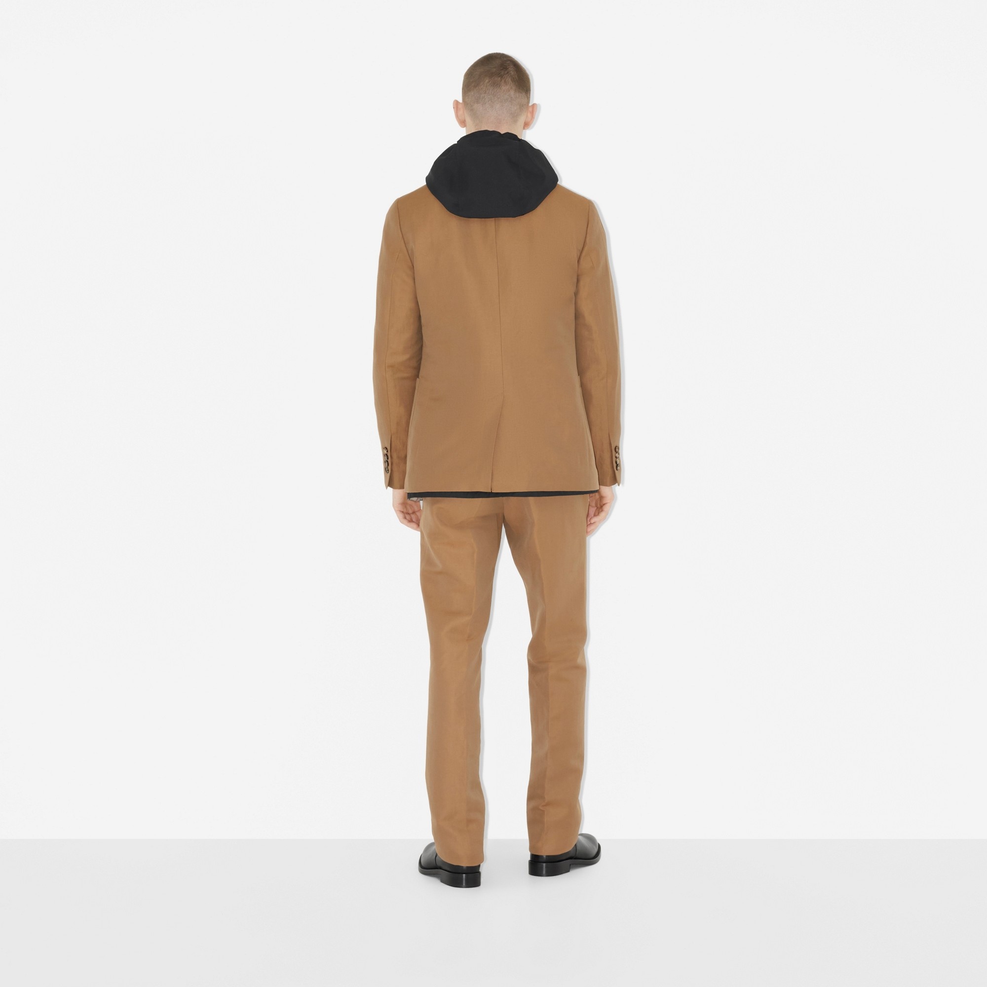 Wool Linen Tailored Trousers - 4