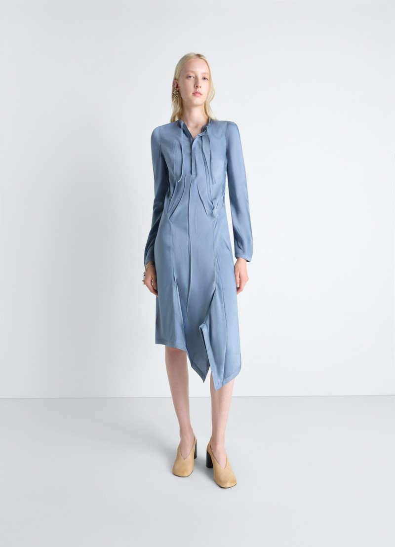 Lemaire CREASED BIAS DRESS IN POLY VISCOSE TWILL outlook