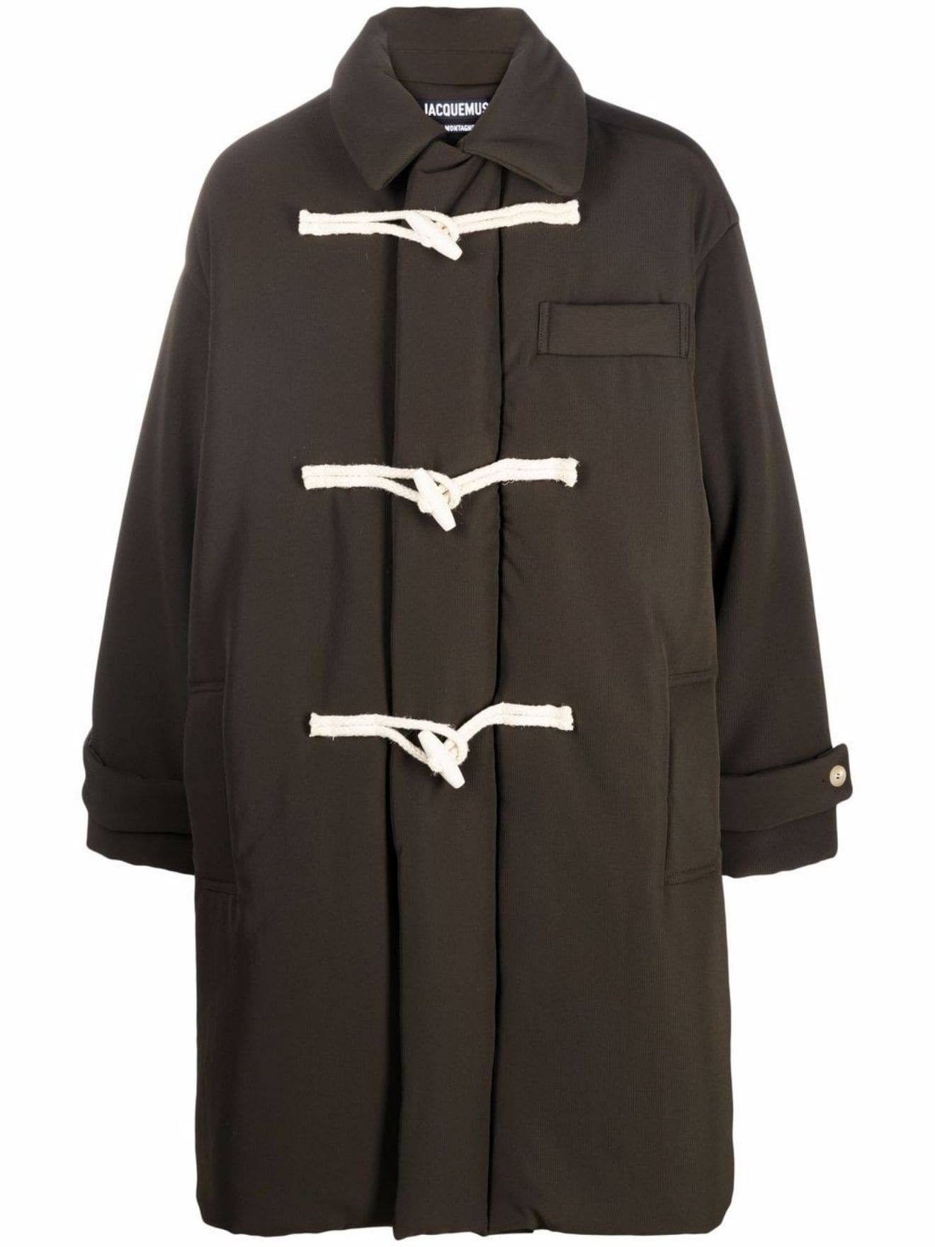 single-breasted duffle coat - 1