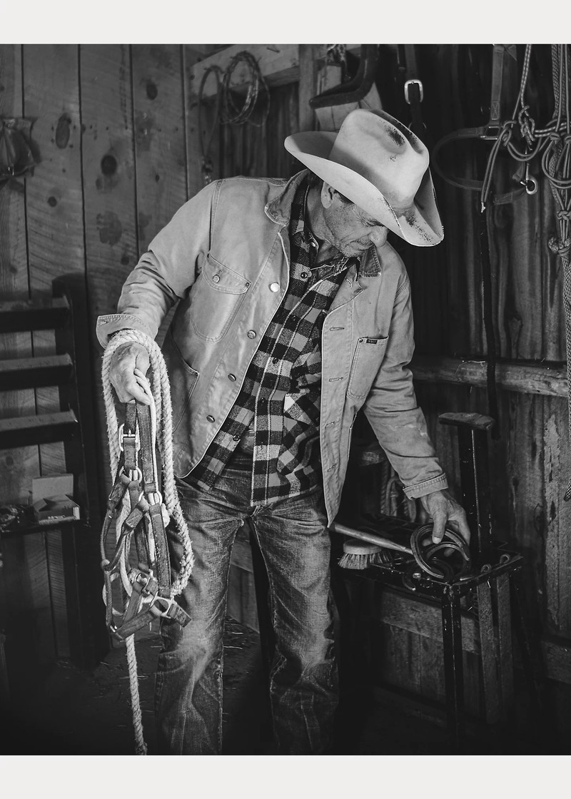 Corduroy-Collar Canvas Jacket 8