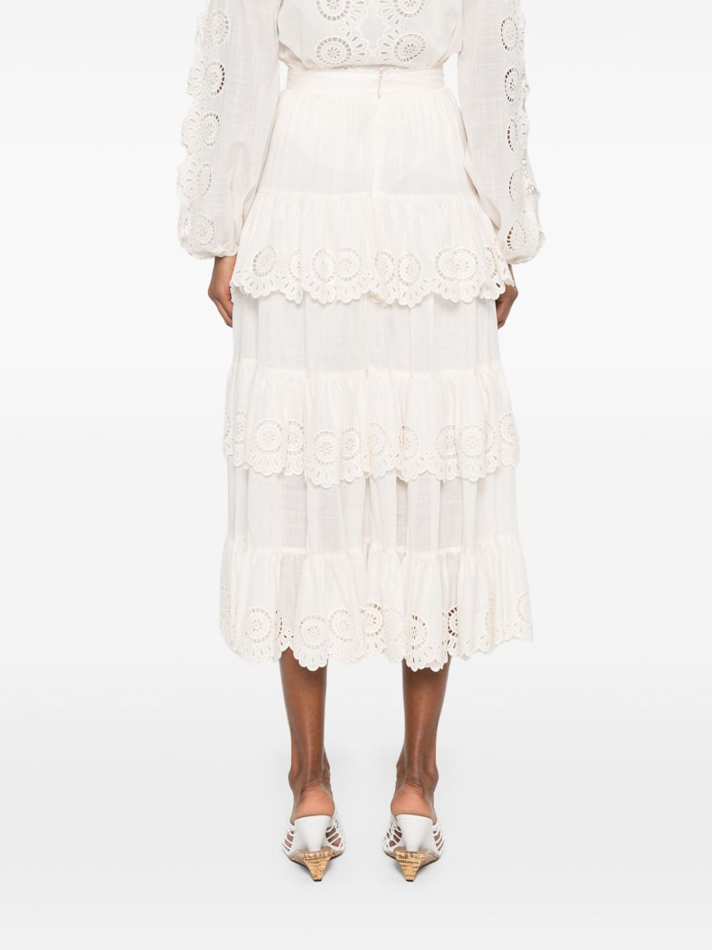 Zimmermann Skirts Ivory - 5
