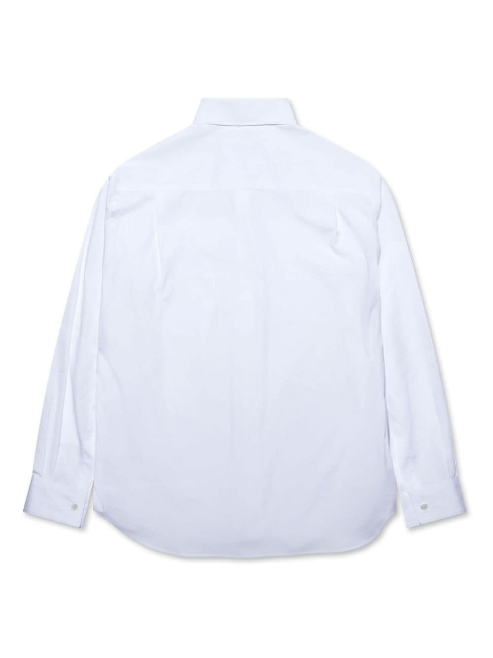 fringed long-sleeve cotton shirt - 2