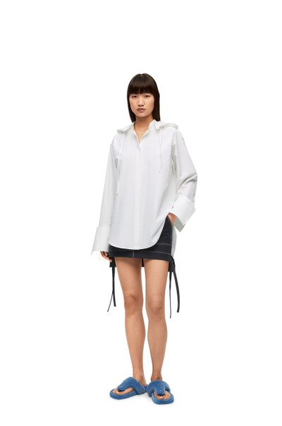 Loewe Hooded shirt in cotton outlook