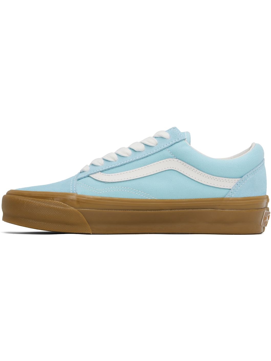 Blue Premium Old Skool Gum Sneakers - 3