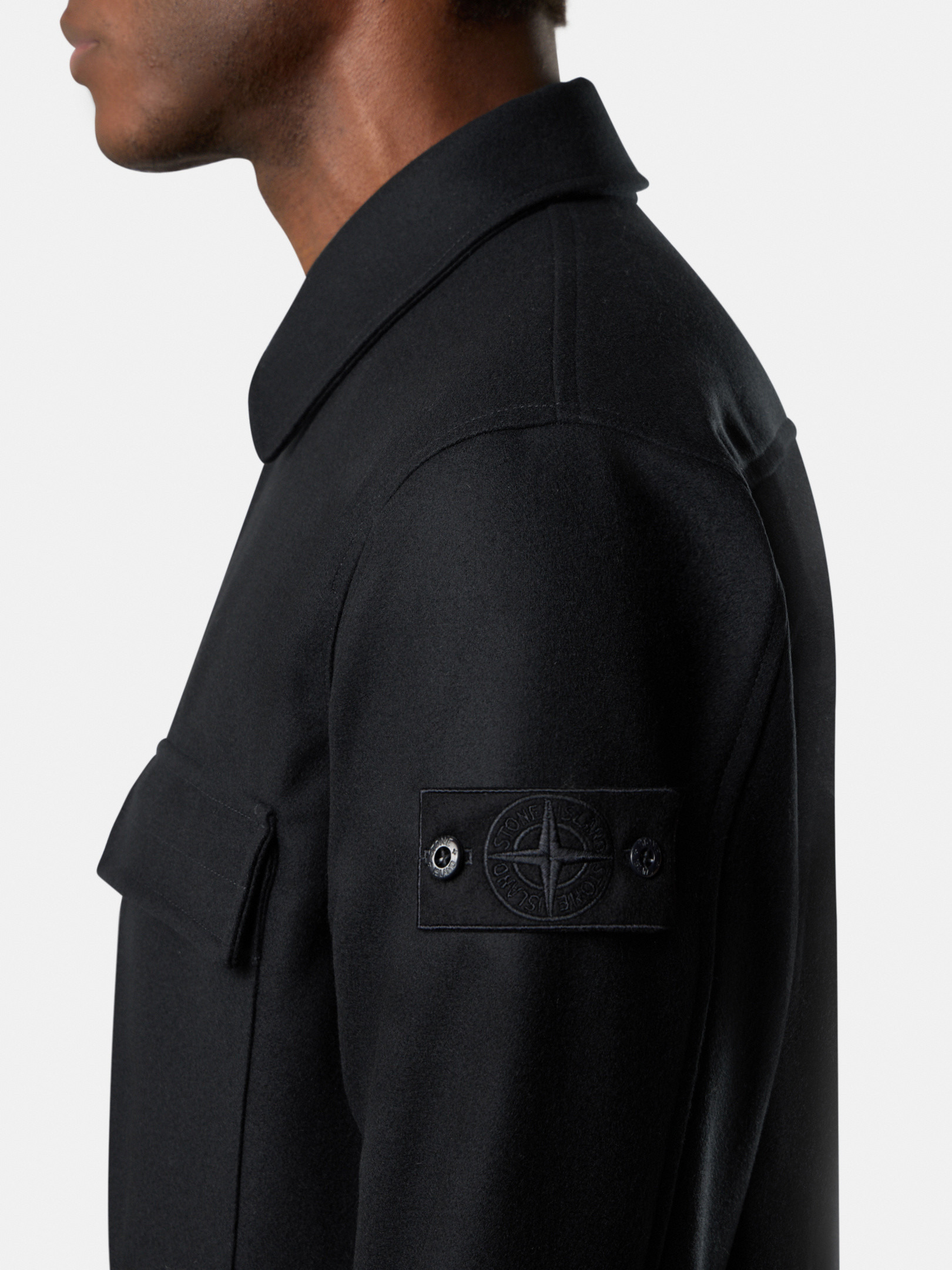1200028 WOOL NYLON FLANNEL_STONE ISLAND GHOST - 4