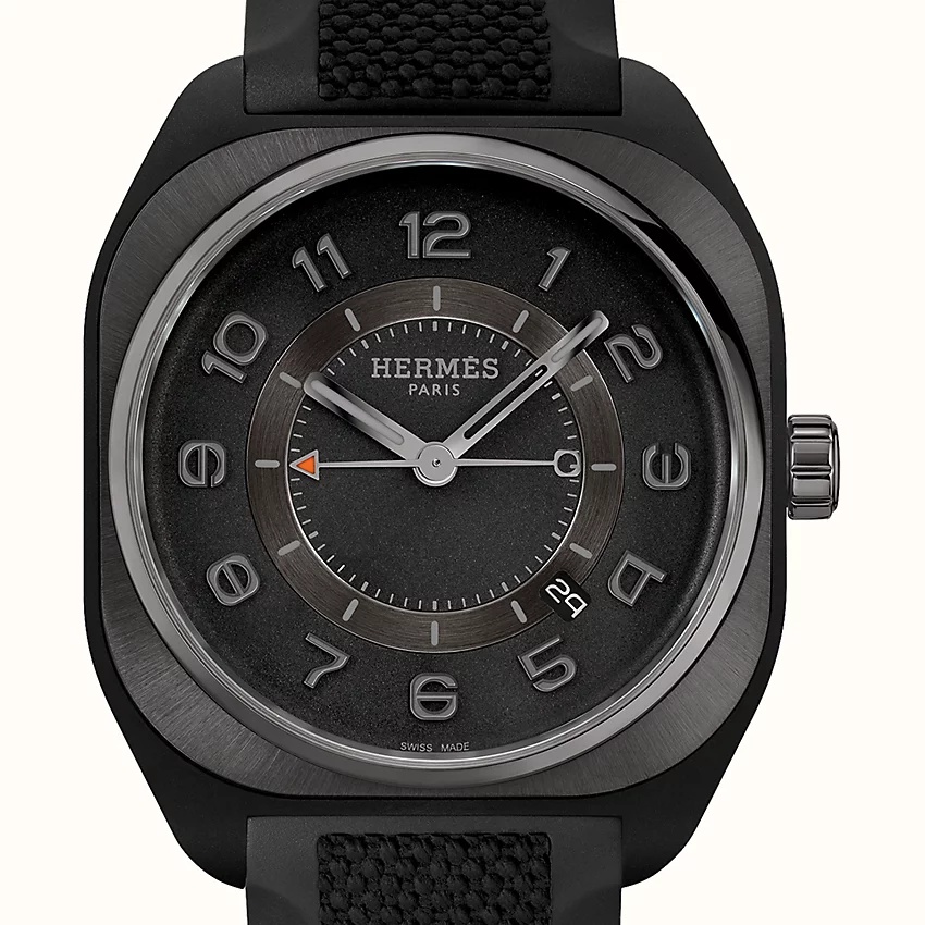 Hermes H08 watch, 39 x 39 mm - 3