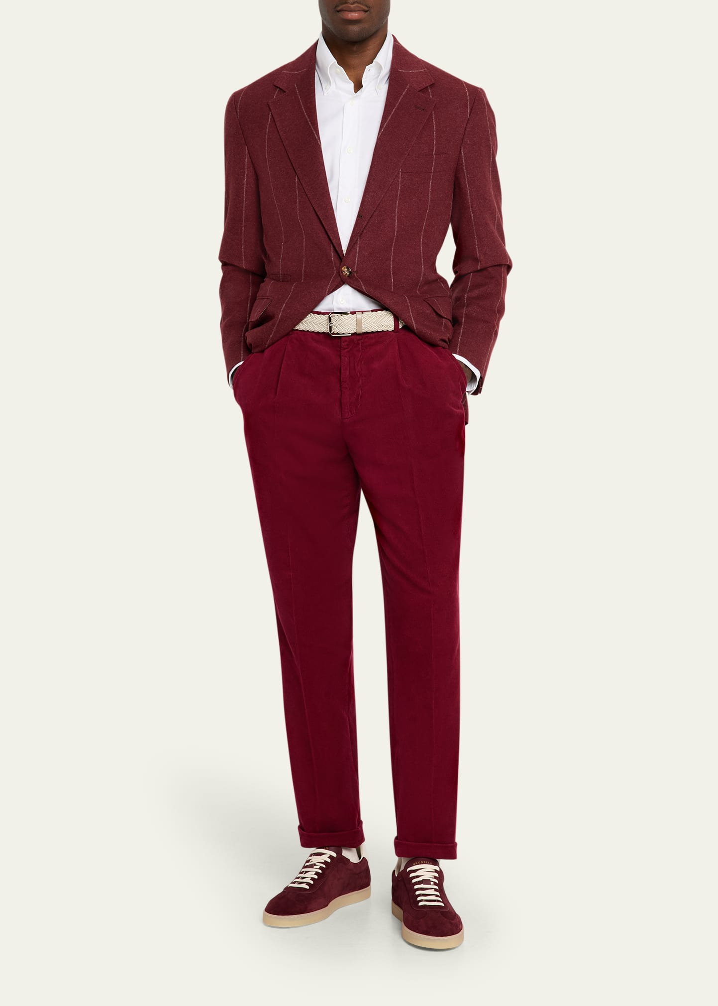 Men's Micro Corduroy Trousers - 2