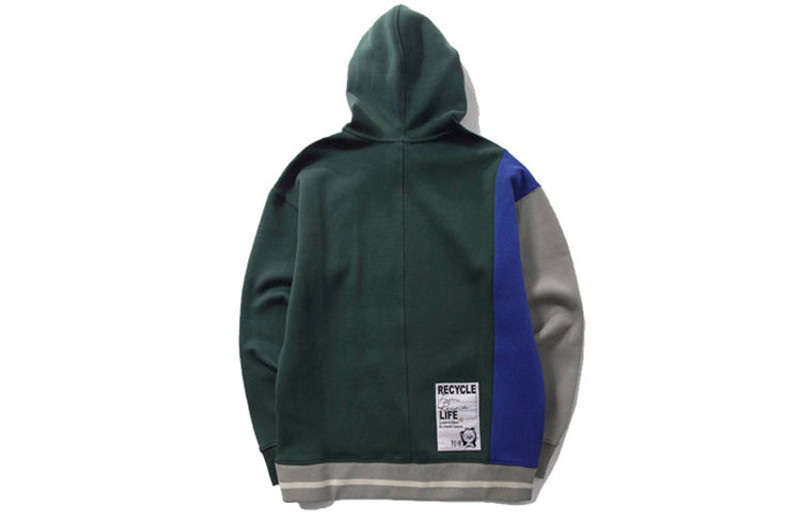 Li-Ning Li-Ning x Series Splicing Loose Pullover 'Green' AWDPD45-1 outlook
